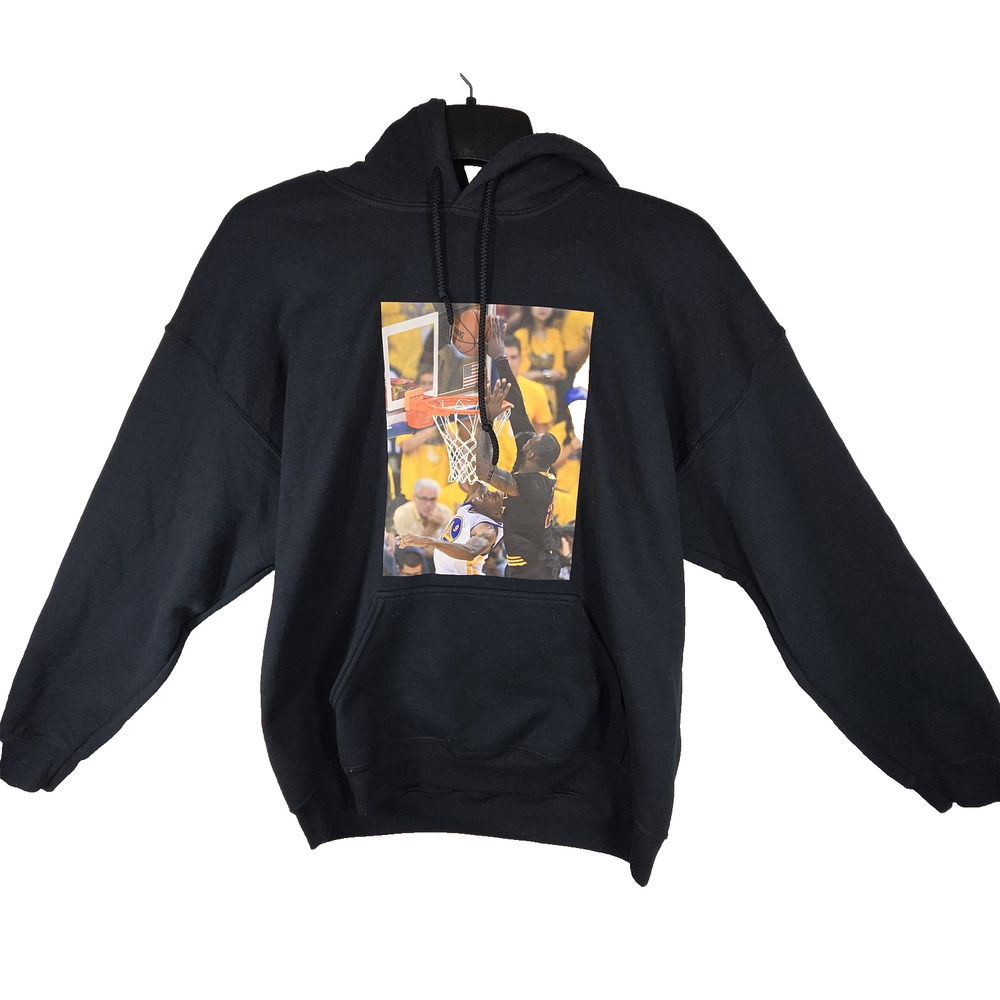 Vtg Gildan Kobe Bryant Sweatshirt Hoodie Black 2000s Y2k L Hooded Basketball NBA